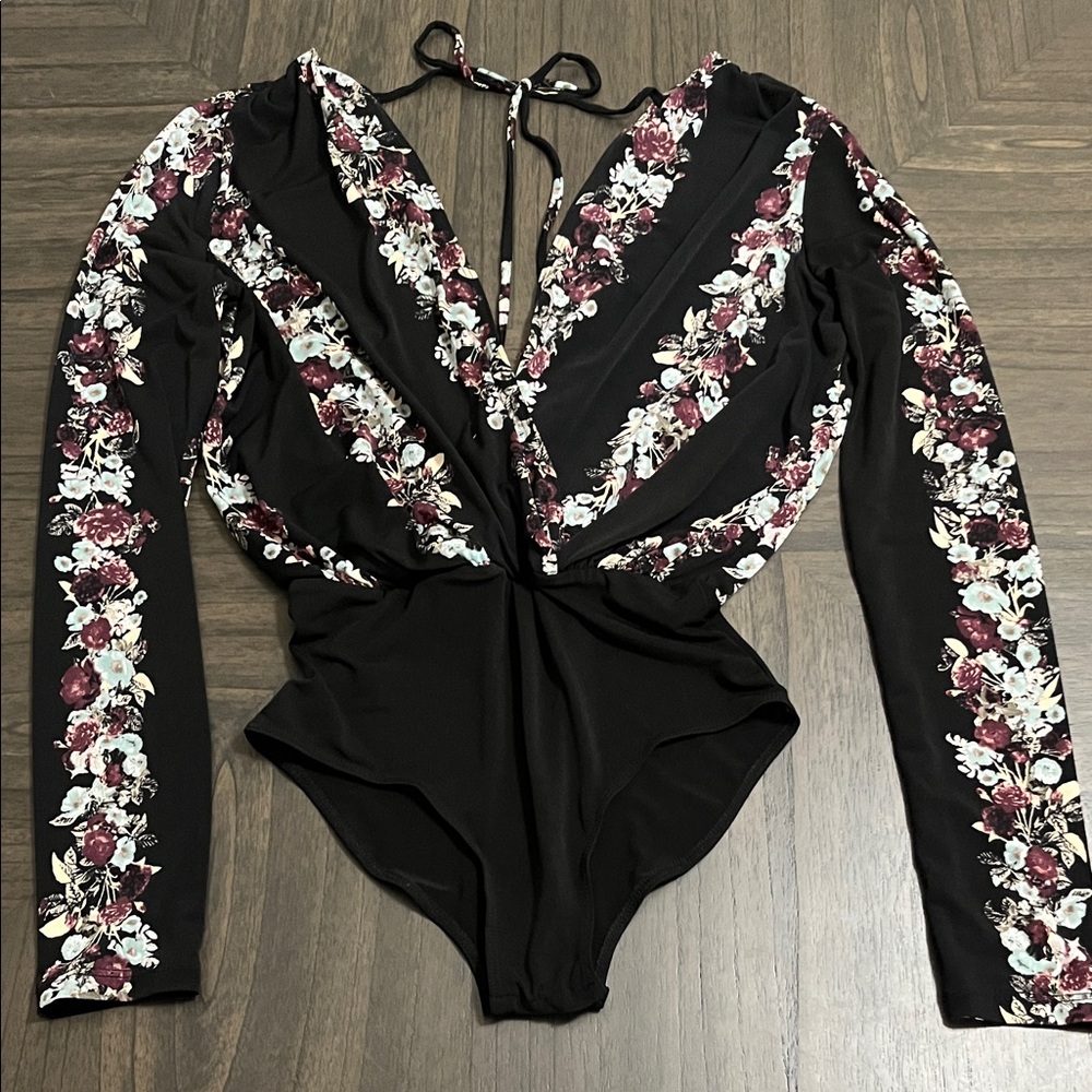 Floral Long Sleeve Bodysuit